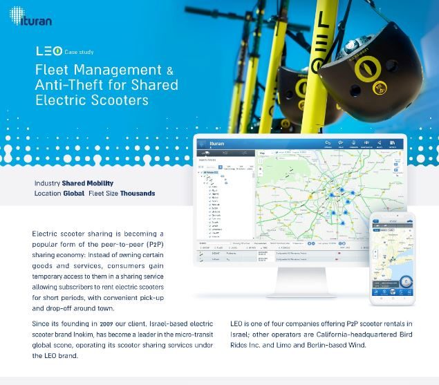 Fleet Management & Anti-Theft for Shared Electric Scooters
